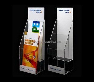 Customize lucite two tier brochure holder BH-1408