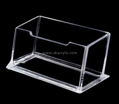 Customize acrylic business card holder stand BH-1444