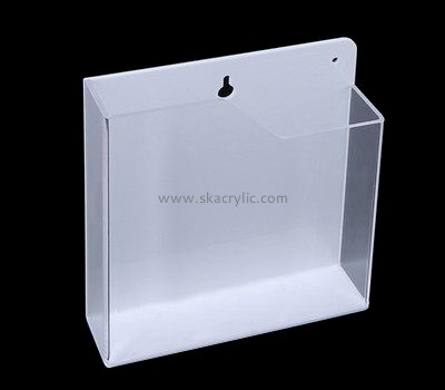 Customize acrylic a4 wall mounted leaflet holder BH-1582