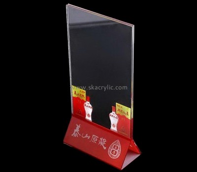Factory direct sale acrylic sign stand poster holders acrylic holder SH-030