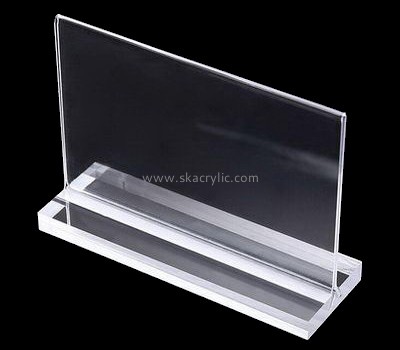 Supplying plastic wall sign holders clear plastic holders lucite sign holders SH-059