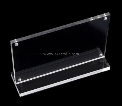 Factory direct sale acrylic table top stands acrylic display signs plexiglass display stand SH-064