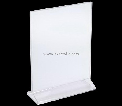 Customized 8.5 x 11 acrylic sign holder clear acrylic signs plastic poster holders SH-071