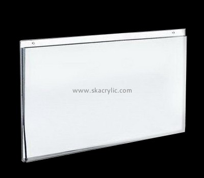 Custom design acrylic stand wall mounted acrylic frames wall sign holders SH-092