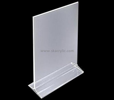 Wholesale acrylic tent card holder 8.5 x 11 acrylic frame lucite sign SH-098