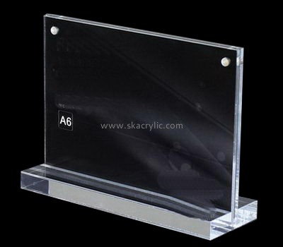 Lucite suppliers customize acrylic table sign a frame poster holders SH-138