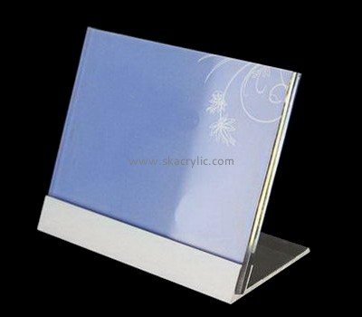 Acrylic products manufacturer customize acrylic table tent holders sign stand SH-156