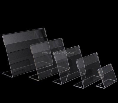 Plexiglass manufacturer customize table top tent holders SH-162