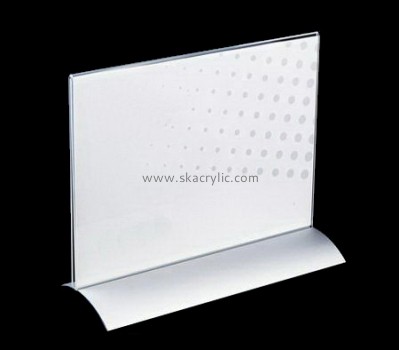 China acrylic manufacturer customize poster sign holder stand SH-168