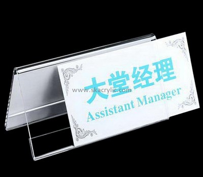 Acrylic plastic supplier customize and wholesale restaurant sign holders stand SH-174