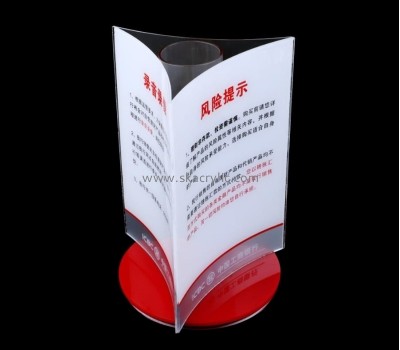 Acrylic manufacturers customize table sign stand holders SH-192