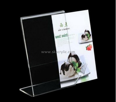 Acrylic plastic supplier customize 8.5x11 sign holders for retail stores SH-199