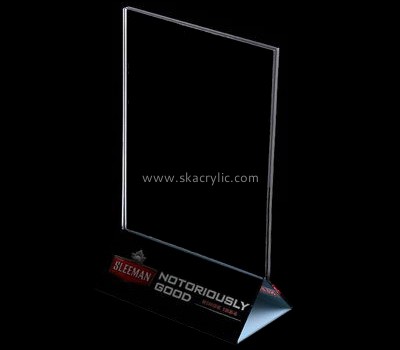 Customized clear acrylic sign holder stands SH-315