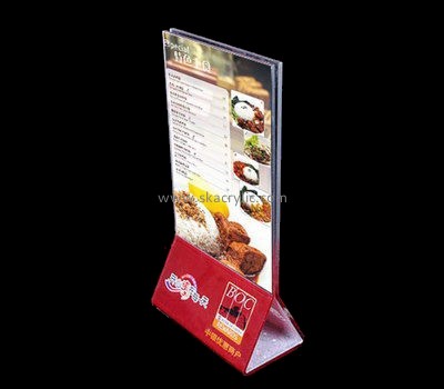 Customized acrylic sign holders for tables SH-313