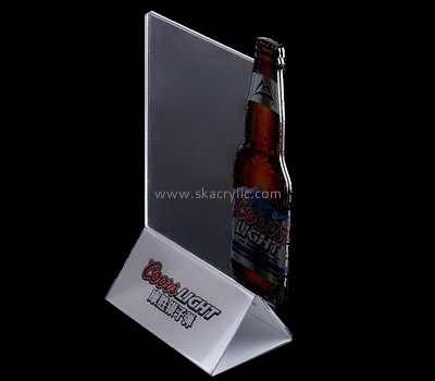 Customized clear acrylic sign stands SH-331