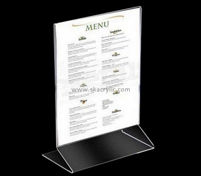 Bespoke lucite menu display holders SH-366