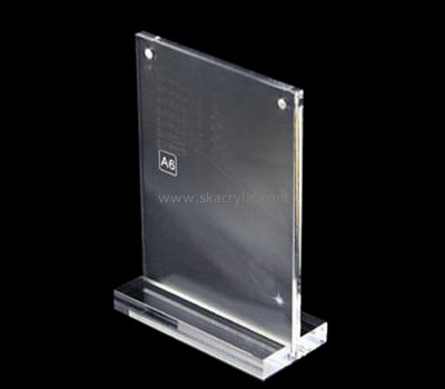 Bespoke clear acrylic display sign stands SH-386