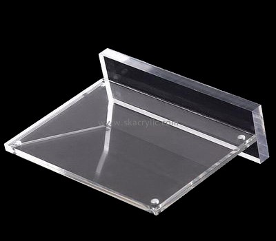 Bespoke clear plastic stand up frame SH-394