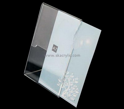 Bespoke clear acrylic price sign holders SH-392