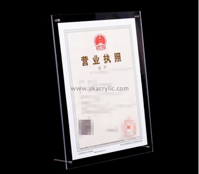 Bespoke acrylic display frames SH-489