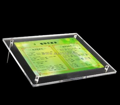 Bespoke acrylic menu holder SH-493