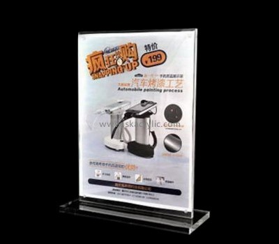 Display stand manufacturers customize acrylic sign holders 8.5 x 11 wholesale clear acrylic poster frames SH-236