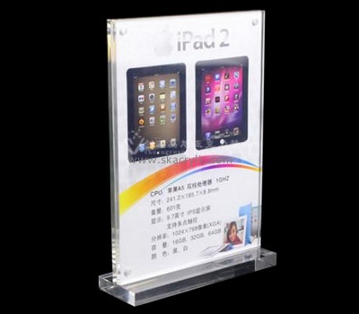 Custom and wholesale plastic stand up sign holder SH-264