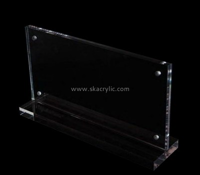 Customized clear plastic menu holders SH-285
