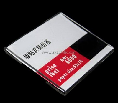 Customized acrylic price tag holder SH-289