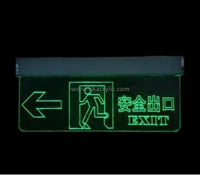 Bespoke acrylic exit sign SH-530