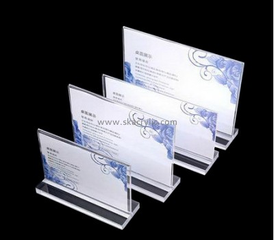 Bespoke acrylic table tent sign holders SH-561