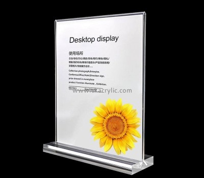 Customize table top acrylic A4 sign holder SH-623