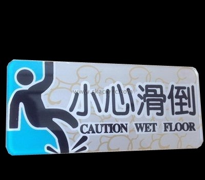 Factory wholesale acrylic warning sign in hotels BS-012