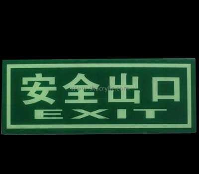Wholesale acrylic sign exit sign hotel sign board BS-038