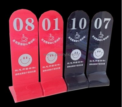 Customized acrylic acrylic signs number sign table number sign BS-050