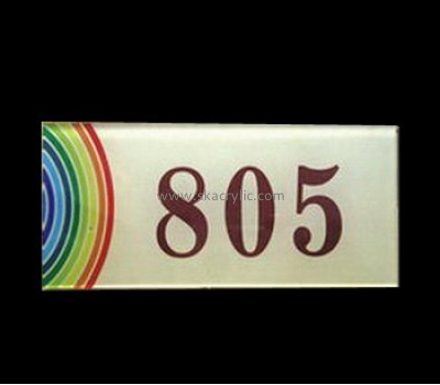 Factory direct sale acrylic office door signs number sign door sign BS-058
