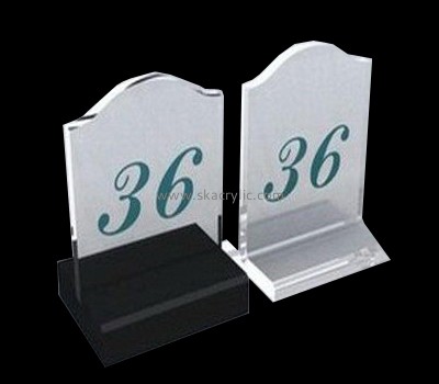 Display manufacturers customize table number sign stand BS-099