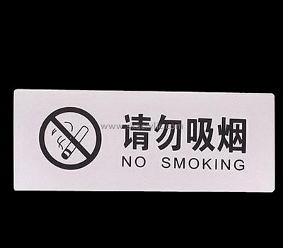 Acrylic display manufacturers customized cheap acrylic signs no smoking sign board BS-135
