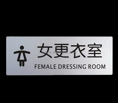 Plexiglass manufacturer customized dressing room sign fitting room sign BS-155