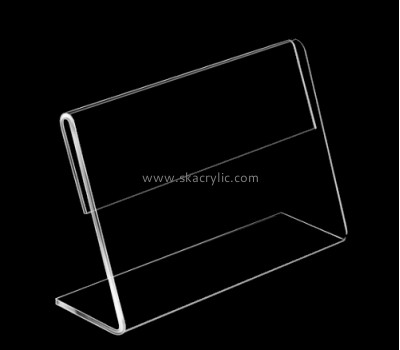 Acrylic display manufacturer custom plexiglgass sign holder lucite tabletop stand sign SH-727
