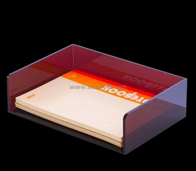 China plexiglass supplier custom acrylic file organizer perspex file holder BH-2290