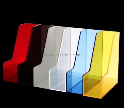 China plexiglass manufacturer custom acrylic desk file organizer holder BH-2291