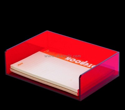 Plexiglass display supplier custom acrylic desk notebook holder BH-2295