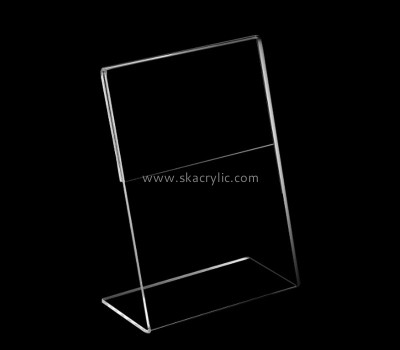 Lucite item manufacturer custom acrylic table top sign holder SH-745