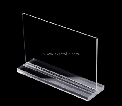 Perspex item manufacturer custom plexiglass tabletop restaurant menu stand SH-749