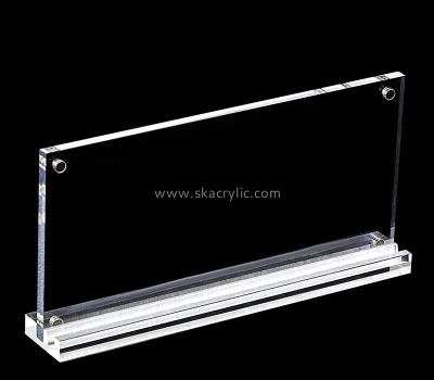 Plexiglass display supplier custom acrylic magnetic sign holder SH-760