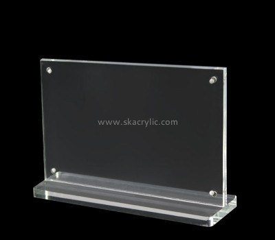 Acrylic display manufacturer custom plexiglass magnetic sign holder SH-767