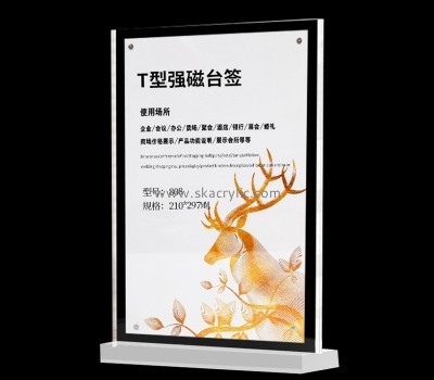 Acrylic item manufacturer custom perspex countertop sign stand SH-772