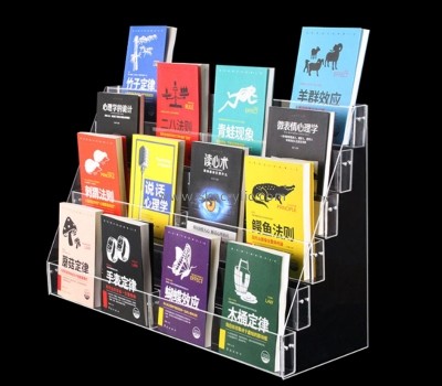 China acrylic manufacturer custom plexiglass book display holders BH-2322