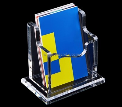 Acrylic display supplier custom plexiglass desktop business card holder BH-2325